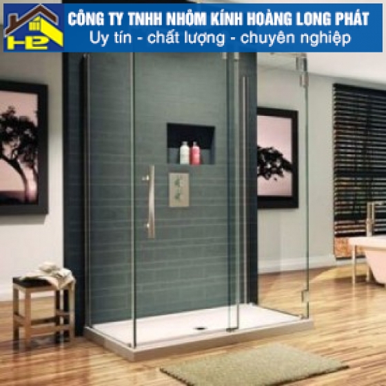 Vách Kính Phòng Tắm Cửa Lùa